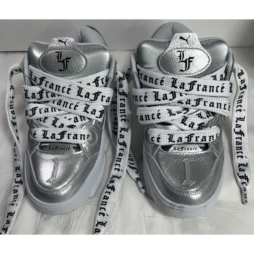 Puma Lamelo Lafrance Amour Chrome Silver Shoes 311339-01  size 6.5